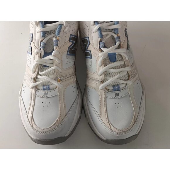 New Balance Shoes Womens 10 B 409 Athletic Running Sneakers WX409WL White Blue - Picture 3 of 12
